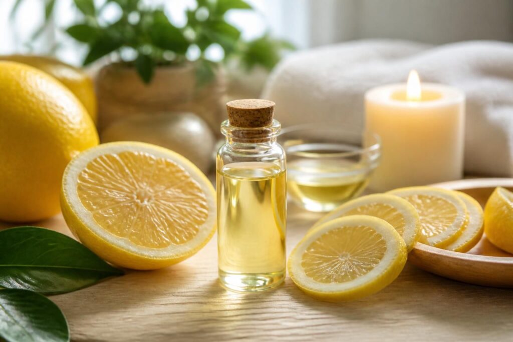 découvrez les bienfaits de l'huile essentielle de citron, ses usages variés en santé et beauté, ainsi que les précautions à prendre pour une utilisation sûre et efficace.