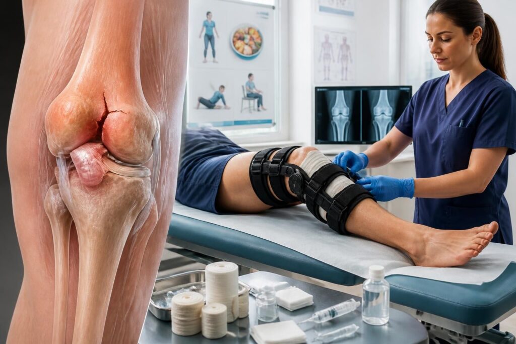 découvrez les symptômes d'une fracture au genou, les méthodes de prise en charge adaptées et les conseils essentiels pour prévenir les complications liées à cette blessure.