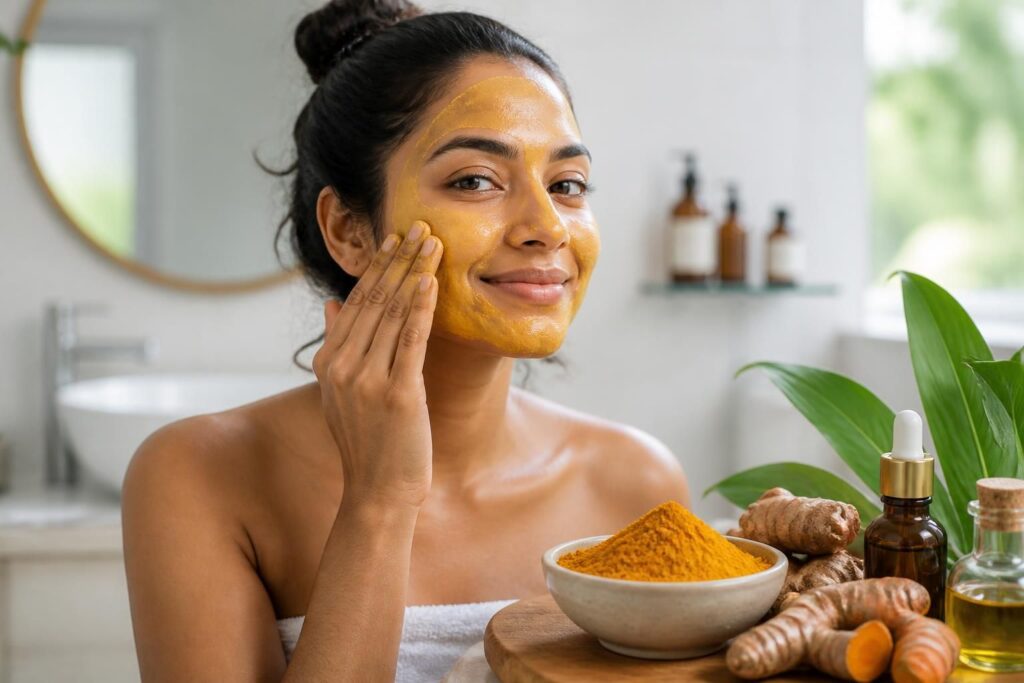 découvrez les bienfaits du curcuma pour le visage, ses propriétés antioxydantes et anti-inflammatoires, ainsi que les limites d'une approche naturelle pour prendre soin de votre peau.