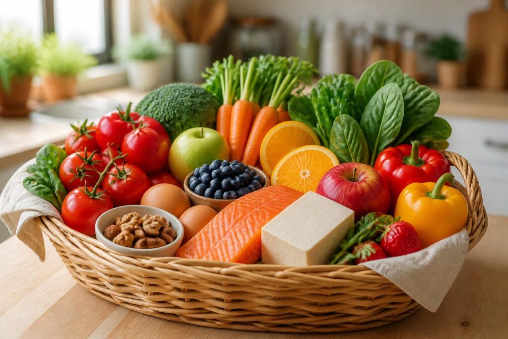 découvrez comment choisir des produits frais pour composer un panier équilibré et profiter d'une alimentation saine au quotidien.