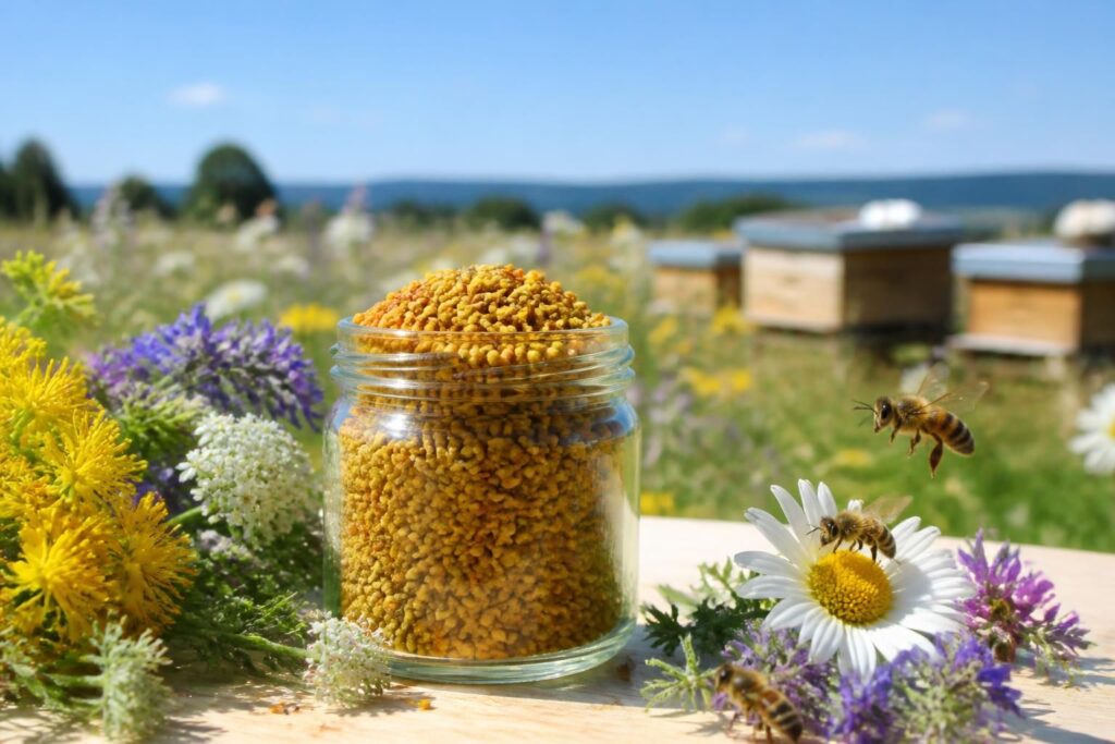 découvrez les bienfaits du pollen d'abeille bio pour la santé : renforcement du système immunitaire, énergie naturelle et bien-être au quotidien.