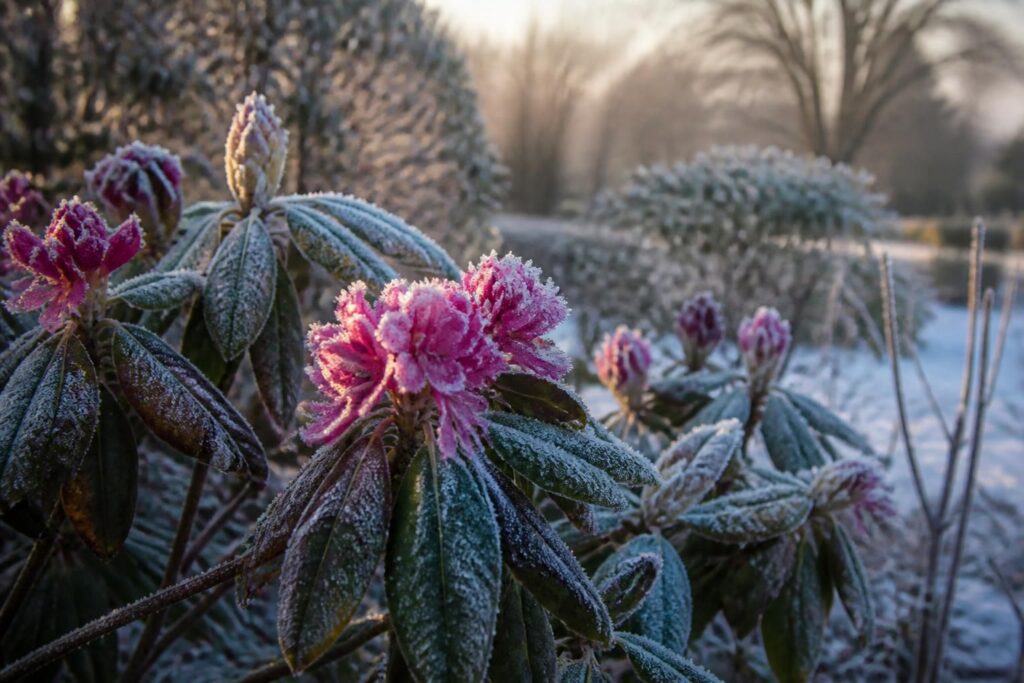 apprenez à identifier les signes du gel sur votre rhododendron et découvrez nos conseils pour protéger efficacement cette plante contre le froid.